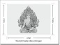 Mobile Preview: Buddha Druck auf Milchglasfolie