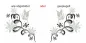 Preview: buntes Wandtattoo mit Schmetterlingsdekor - Ansicht Ausrichtung Preview: buntes Wandtattoo mit Schmetterlingsdekor - Ansicht Ausrichtung