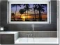 Preview: Digitaldruck für Glas mit Sonnenuntergang am Palmenstrand