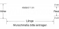 Preview: Durchlaufschutz Streifendekor mit Wunschtext - Ansicht Farbauswahl