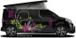 Preview: Farbiger Autosticker Tagtraum Bunter Aufkleber auf dunklem Campervan Preview: Farbiger Autosticker Tagtraum Bunter Aufkleber auf dunklem Campervan