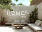 Preview: Fassadenfolie Home sweet Home