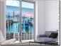 Preview: Fensterfolie als Sichtschutz für das Wohnzimmer mit Foto von Venedig