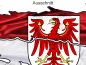 Preview: Autoaufkleber Flagge von Brandenburg