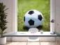 Preview: Blickdichte Fotofolie Fußball im Gras