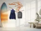 Preview: Wandtattoo Garderobe mit Skater und Wunschnamen