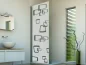Preview: Glasbanner Retrodekor auf Duschwand