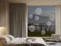 Preview: Fensteraufkleber Leopardenkreise