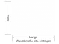 Preview: Glastür Milchglasfolie Schraffur - Ansicht Farbauswahl und Anleitung zur Größenberechnung