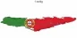 Preview: Portugiesische Flagge als selbstklebende Folie für das Auto
