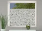Preview: Milchglasfolie Gewerbe Polygonnetz auf Fenster