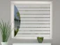 Preview: Milchglasfolie Gewerbe Streifenbogen auf Fenster