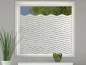 Preview: Milchglasfolie mit 5 cm Wellenstreifen