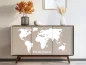 Preview: Aufkleber für Möbel Weltkarte - Ansicht Farbauswahl