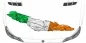 Preview: Autoaufkleber Irische Flagge