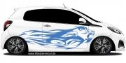 Preview: Autoaufkleber Löwe Peugeot