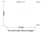 Preview: Sichtschutz Milchglasfolie mit zwei Streifen und Logo - Ansicht Beispielbild mit Farbauswahl