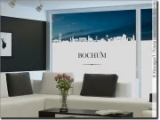 Preview: Bochumer Skyline als passgenaue Sichtschutzfolie
