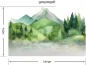 Preview: Sichtschutzfolie Bergwelt - Ansicht gespiegelt Preview: Sichtschutzfolie Bergwelt - Ansicht gespiegelt