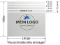 Preview: Sichtschutzfolie Blickschutz Firmenlogo gedruckt - Ansicht Beispielbild Preview: Sichtschutzfolie Blickschutz Firmenlogo gedruckt - Ansicht Beispielbild