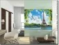 Preview: Blickdichte und lichtdurchlässige Sichtschutzfolie des Eiffelturm und der Seine in Paris