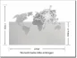 Mobile Preview: Folie als Sichtschutz für Glas mit Weltkarte und Windrose gedruckt