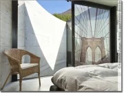 Preview: Fotodruck für Fenster Brooklyn Bridge