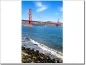 Preview: Tueraufkleber Golden Gate Bridge für alle glatten Zimmertüren