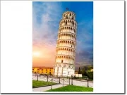 Preview: Türposter Schiefer Turm von Pisa