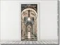 Preview: Türposter eines Flures in einer Kathedrale - selbstklebende Türtapete