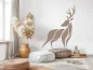 Preview: Wandtattoo mit stolzem Hirsch