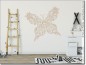 Preview: Wandtattoo mit dekorativem Schmetterlingsornament