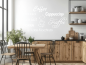 Preview: Wandschrift Kaffee über Küchenzeile