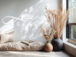 Preview: Wandschrift Lese Ecke über Sofa