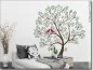 Preview: Buntes Wandtattoo mit Baum