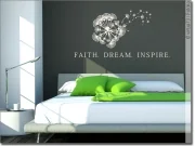 Preview: Wandtattoo Faith Dream Inspire