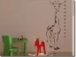 Preview: Messlatte mit Giraffe als Wandtattoo für das Kinderzimmer