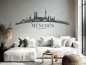 Preview: Wandtattoo mit Skyline von München