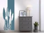Preview: Wandtattoo Banner mit Pampas Gras