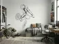 Preview: Wandtattoo mit BMX Motiv