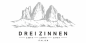 Preview: Wandtattoo Drei Zinnen - Anordnungsbeispiel