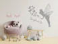 Preview: Wandtattoo mit Elfe und Wunschtext