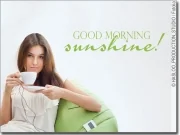 Preview: Wandspruch Good morning sunshine