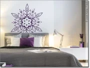 Preview: Wandtattoo mit Mandala Ornament für das Schlafzimmer