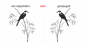 Preview: Wandtattoo Mehrfarbiger Bambuszweig mit Vogel - Ansicht Ausrichtung Preview: Wandtattoo Mehrfarbiger Bambuszweig mit Vogel - Ansicht Ausrichtung