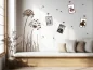 Preview: Wandtattoo mit Pusteblume und Bilderrahmen