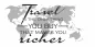 Preview: Wandtattoo mit Spruch und Weltkarte