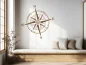 Preview: Aufkleber für die Wand mit dekorativem Kompass