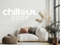 Preview: Wandworte Chillout Zone über Couch