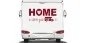 Preview: Home is where your camper van is - Spruch als Aufkleber für das Wohnmobil